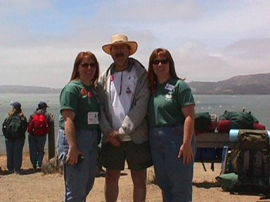 Me and the Twins (Marcia and Michelle) - June 2001