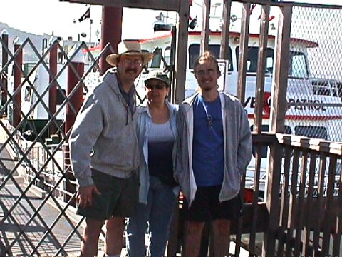 Team Bauleke Waiting for the Ferry to Angel Island (last year)